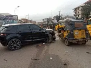1 dies as car rams into tricycles in Anambra