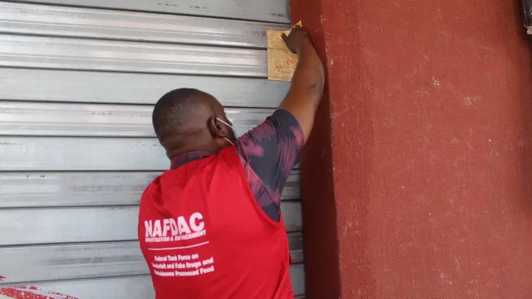 NAFDAC seals illegal chemical, water firm in Abuja