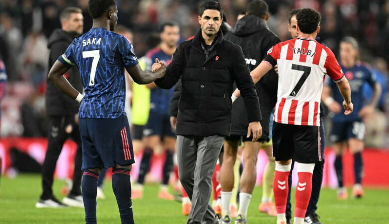 Arsenal winning run ends in Sunderland draw