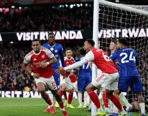 Arsenal Survive Chelsea’s Late Surge As Neto Sees Red In Premier League Thriller