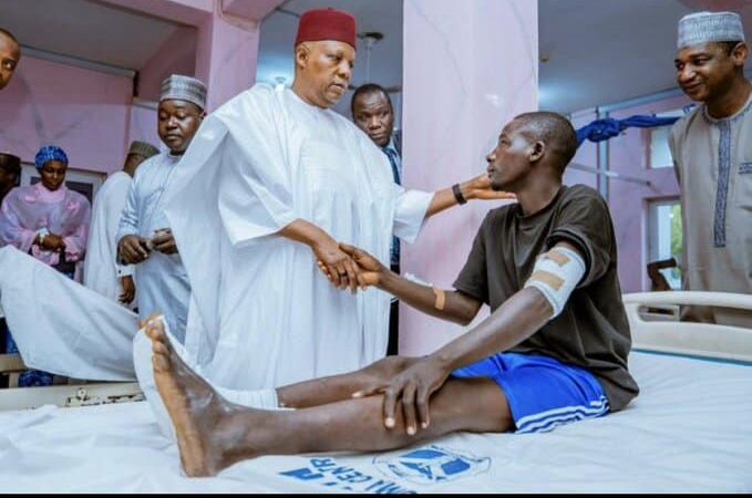 Shettima Visits Bomb Blast Victims In Borno